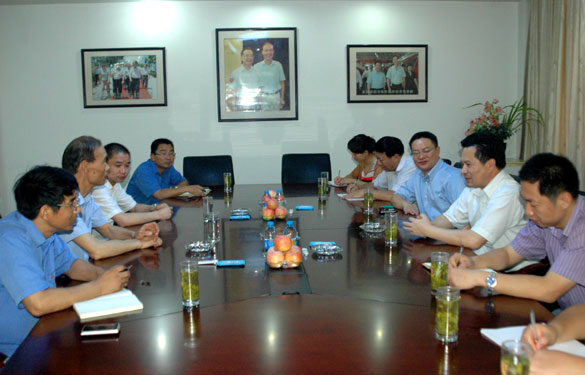 常州市质监局局长王坚刚一行来米乐n6平台调研