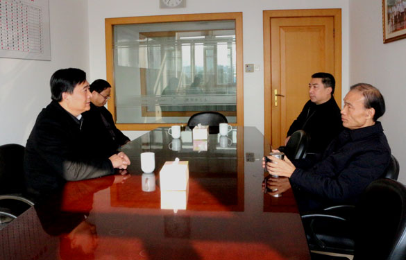 溧阳市委书记盛建良来米乐n6平台调研