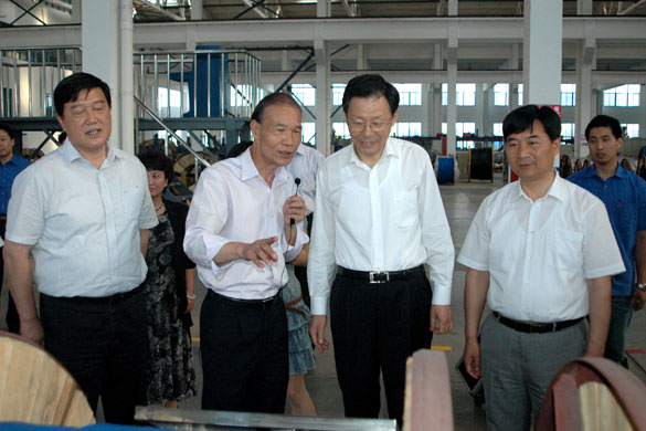 江苏省省长李学勇来米乐n6平台视察