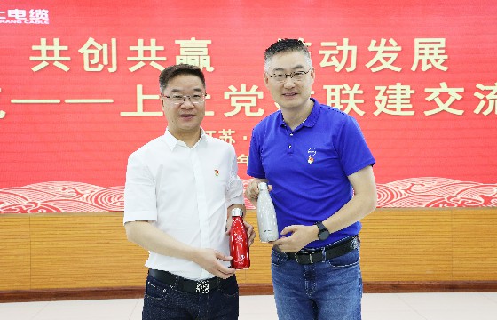上上电缆和上汽集团创新研发总院开展党建联建交流会