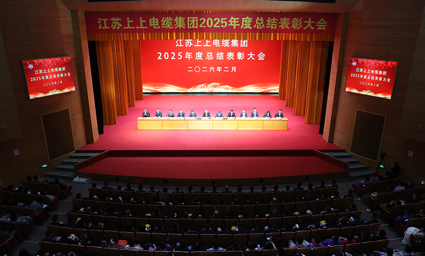 蛇岁留辉启新程 马跃新篇谱华章——上上电缆召开2025年度总结表彰大会